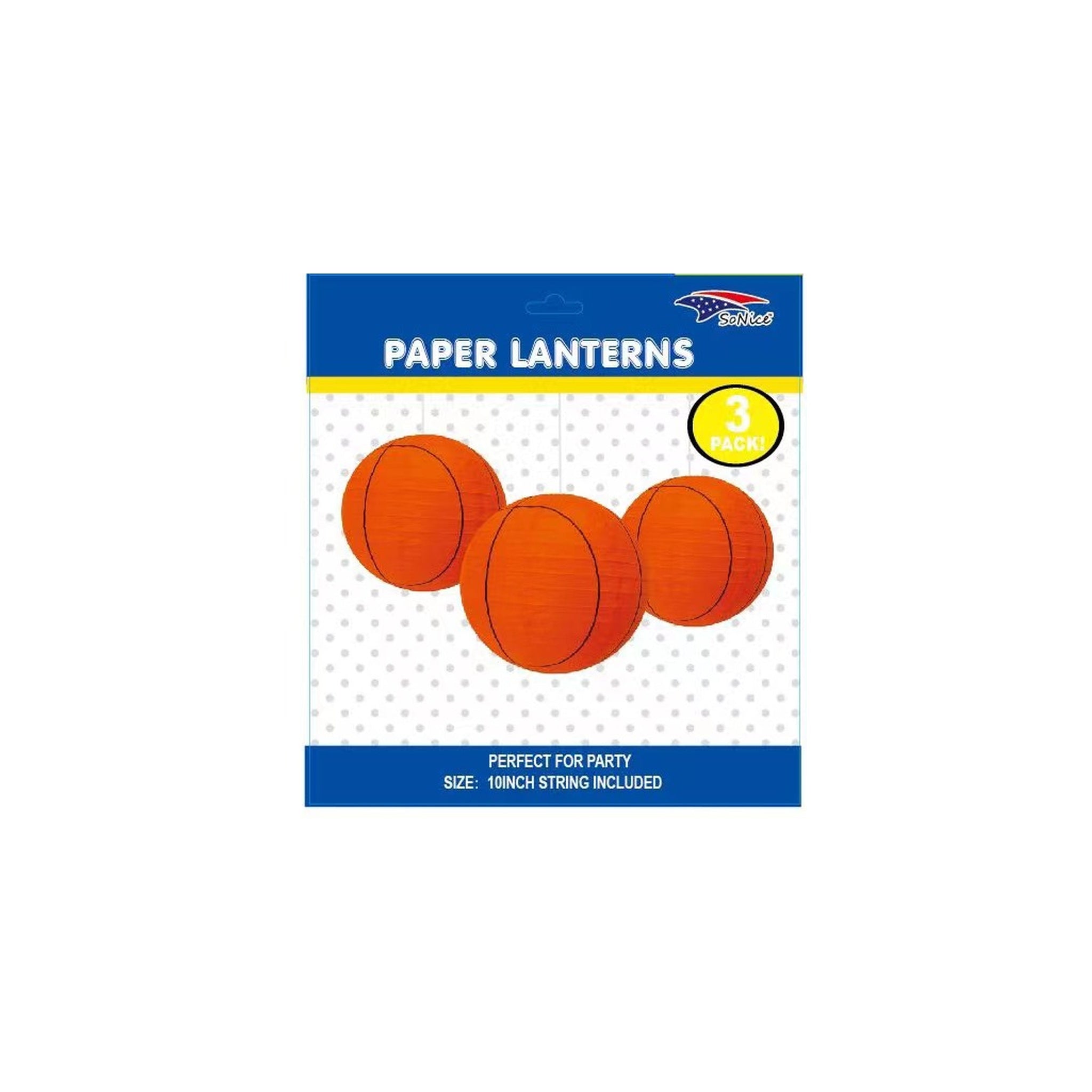 10" Lantern Set Basketball 96Set/Cs